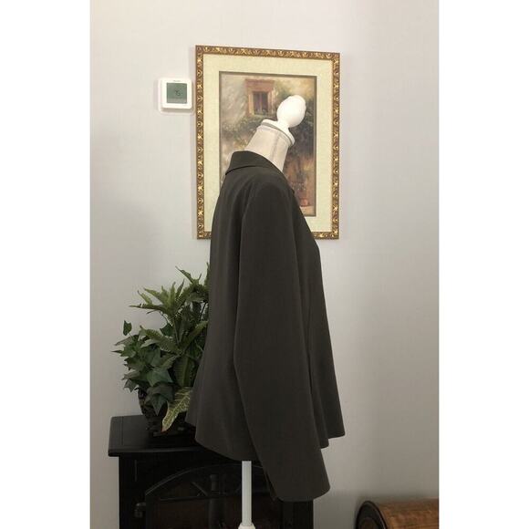 JONES NEW YORK Blazer Jacket Size L/14 Lined Long Sleeve Lapel Notched Collar - Picture 7 of 12